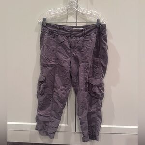 LOFT Purple Cargo Pants